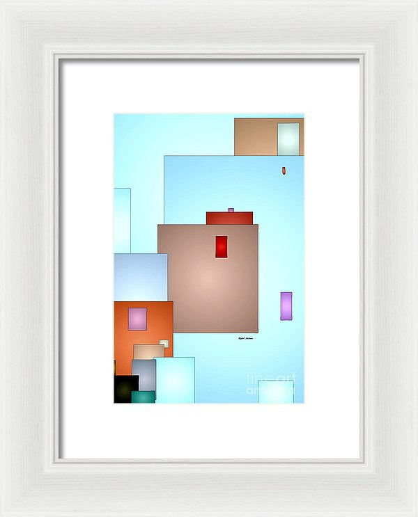 Framed Print - Peeking Thru The Window