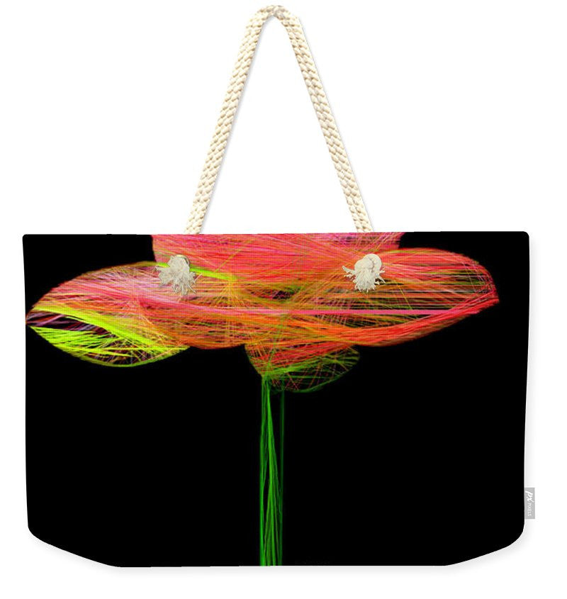 Weekender Tote Bag - Pink Flower