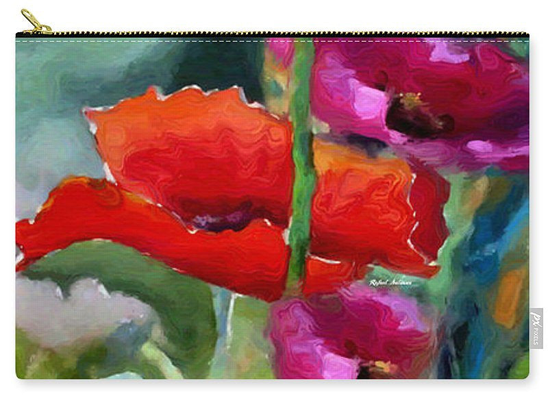 Carry-All Pouch - Poppies In Watercolor