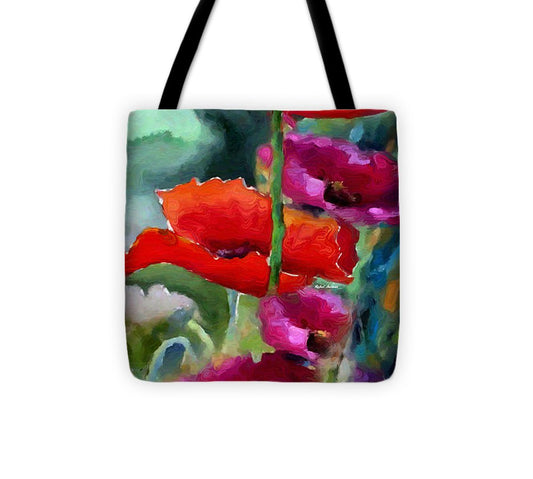 Tote Bag - Poppies In Watercolor