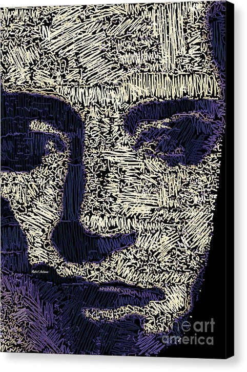 Canvas Print - Portrait In Black And White