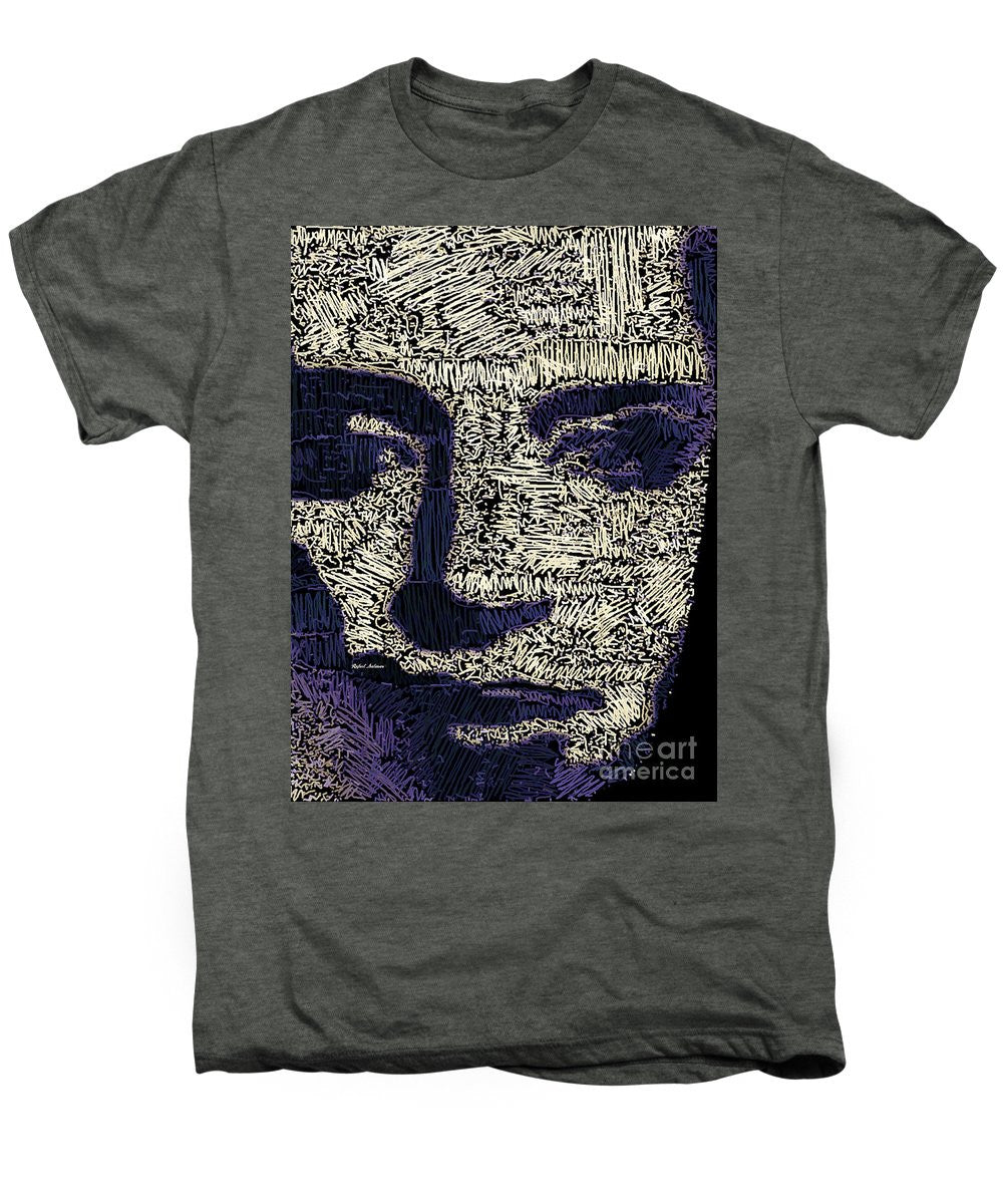 Men's Premium T-Shirt - Portrait In Black And White