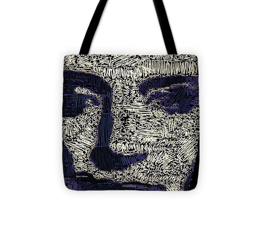 Sac fourre-tout - Portrait en noir et blanc