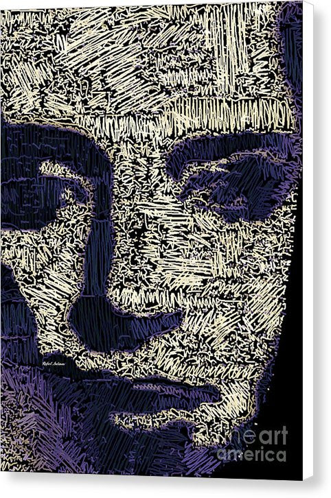 Canvas Print - Portrait In Black And White