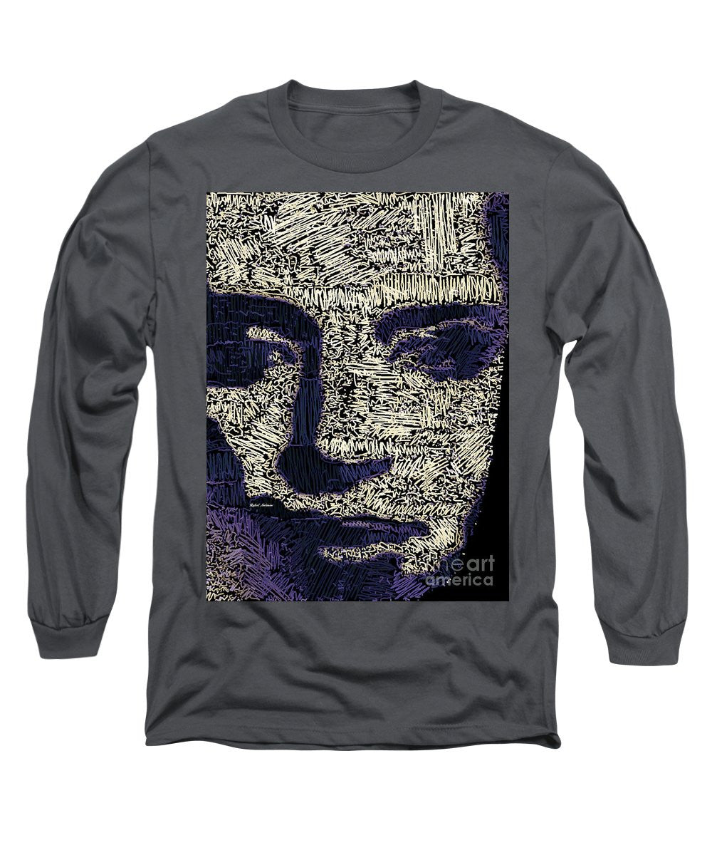 Long Sleeve T-Shirt - Portrait In Black And White