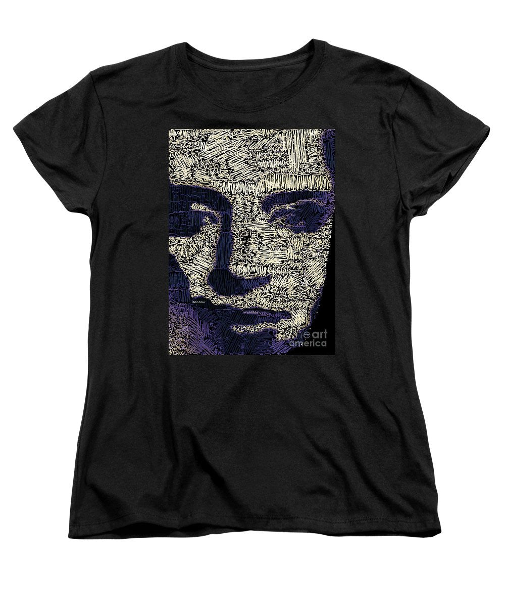 Women's T-Shirt (Standard Cut) - Portrait In Black And White