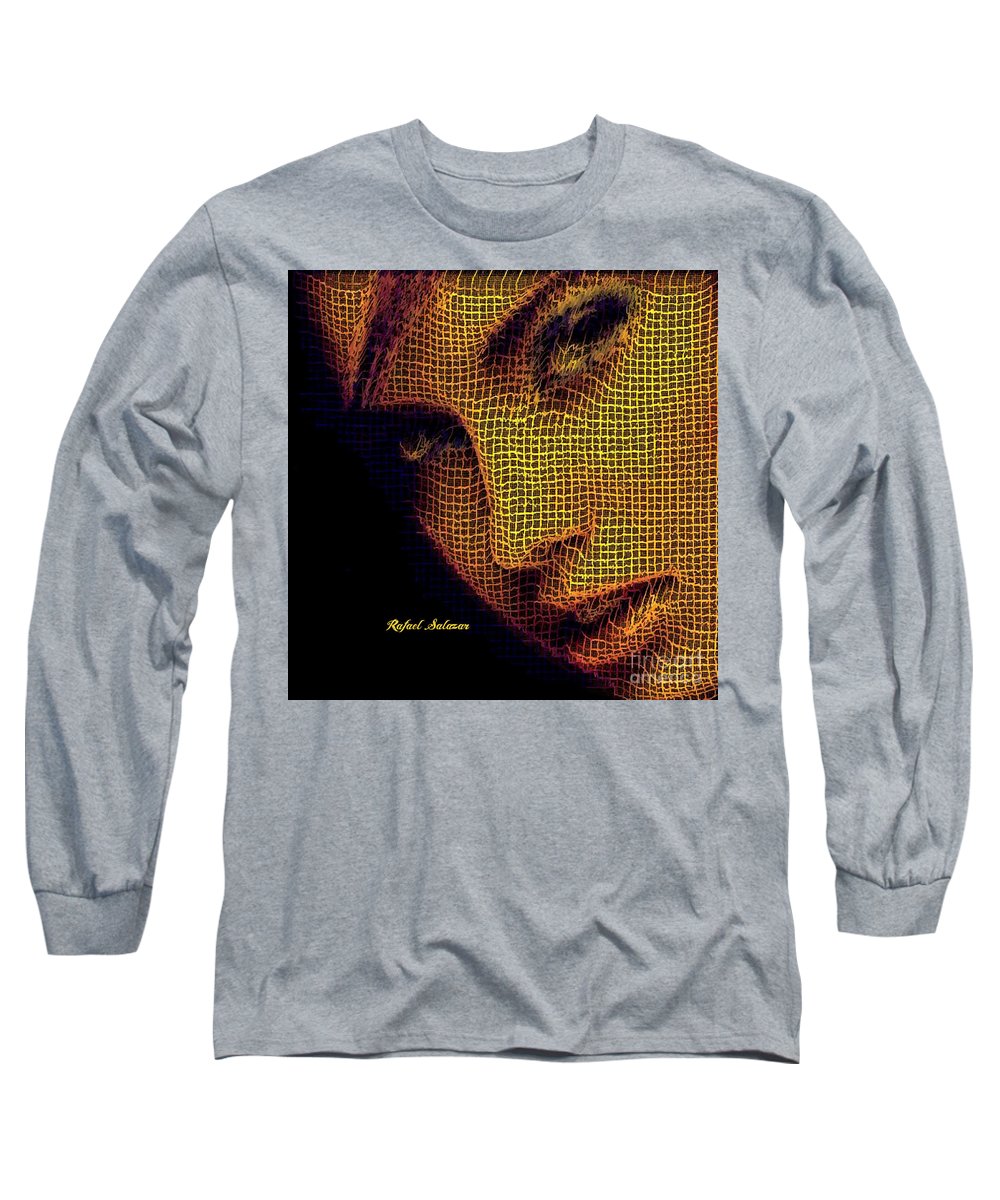 Portrait In Mesh - Long Sleeve T-Shirt