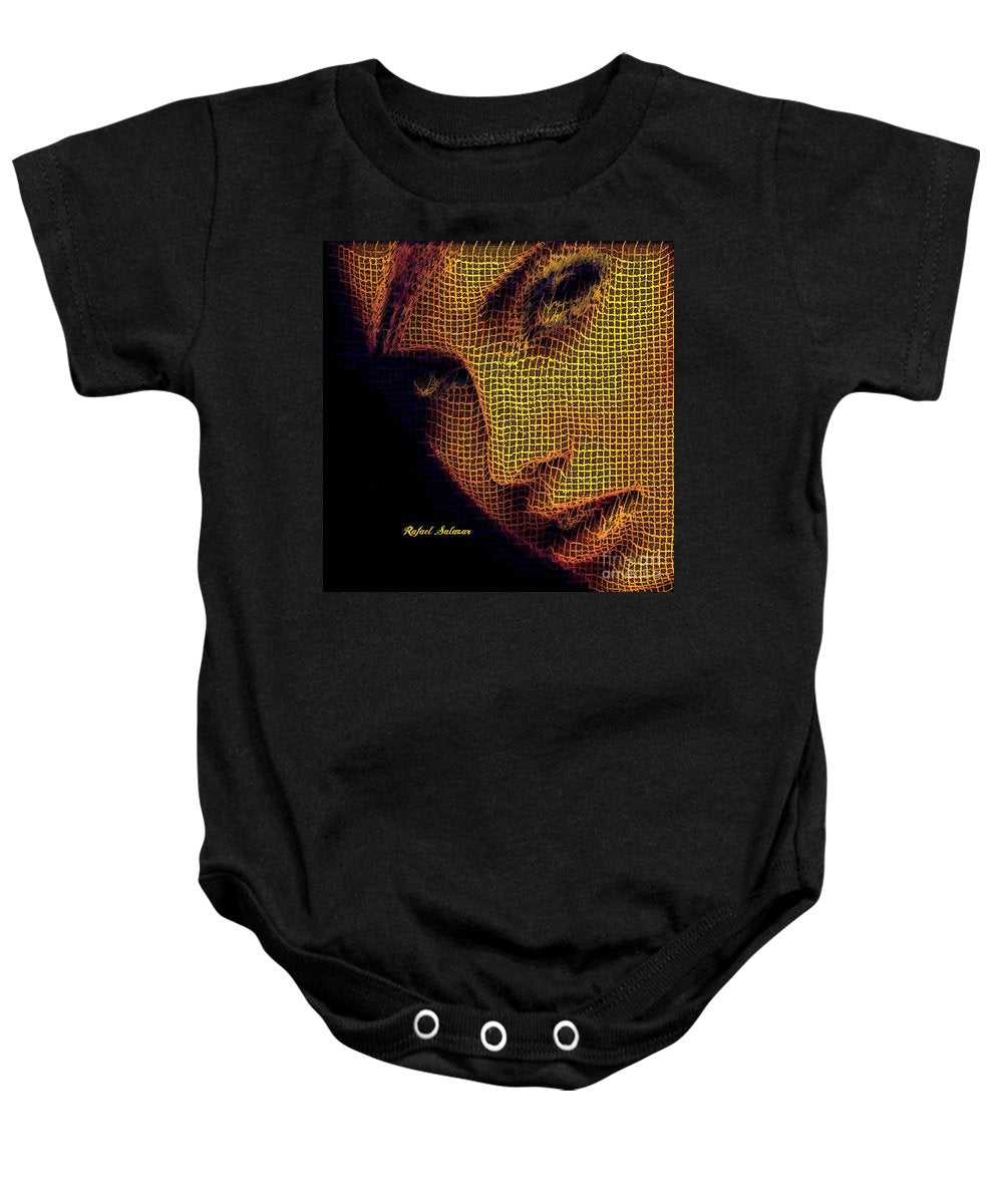 Portrait In Mesh - Baby Onesie