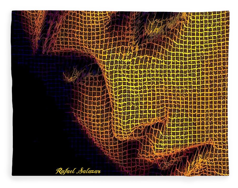 Portrait In Mesh - Blanket