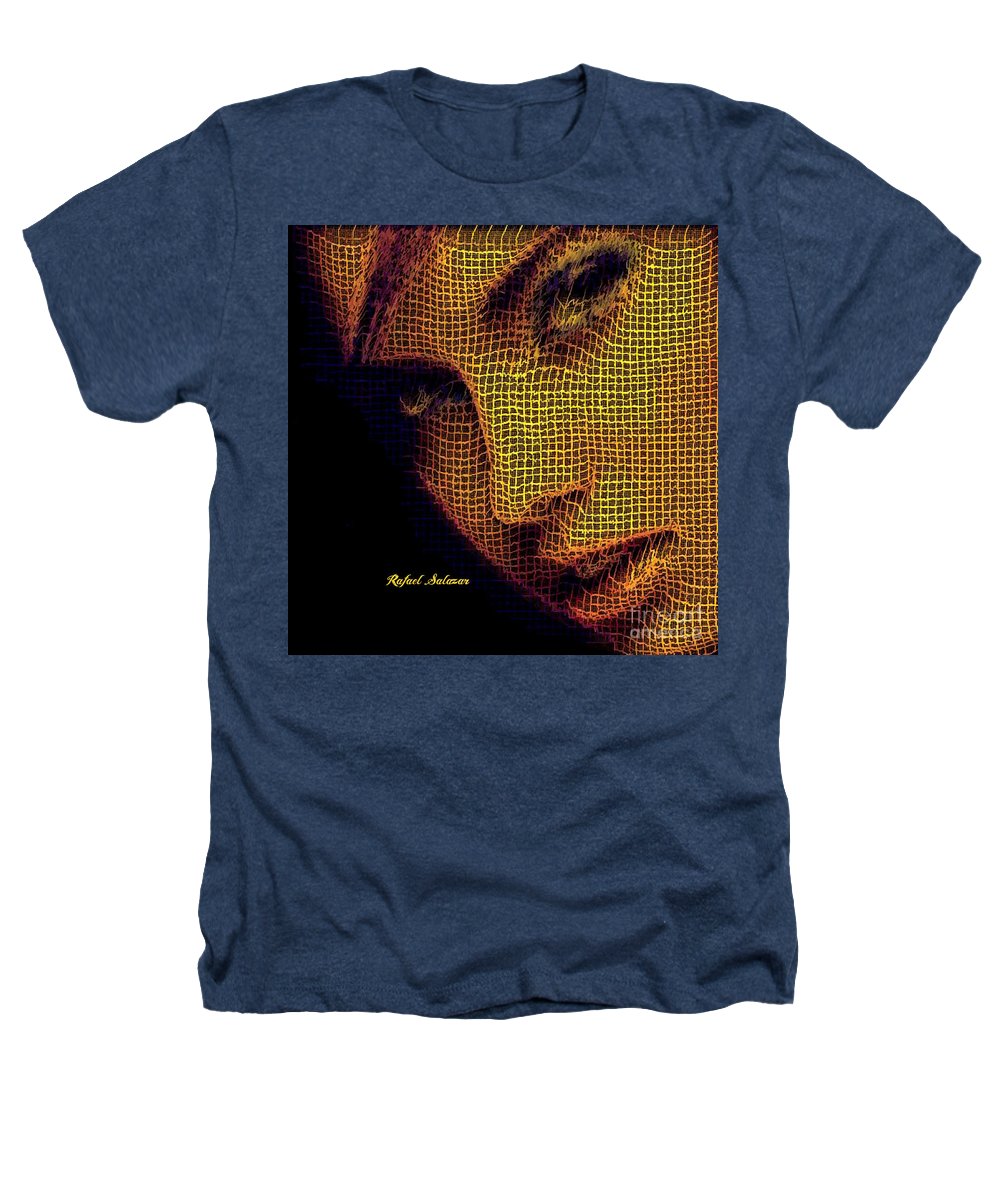 Portrait In Mesh - Heathers T-Shirt