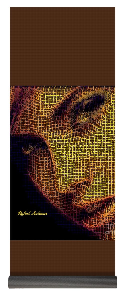 Portrait In Mesh - Yoga Mat