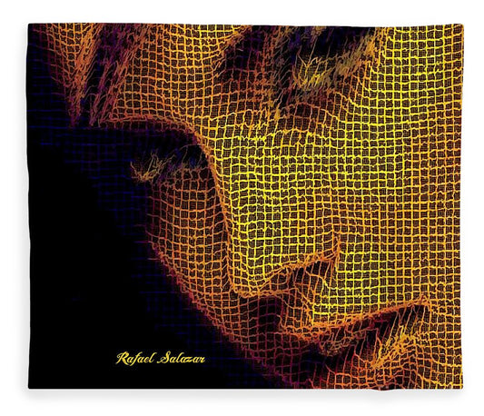 Portrait In Mesh - Blanket