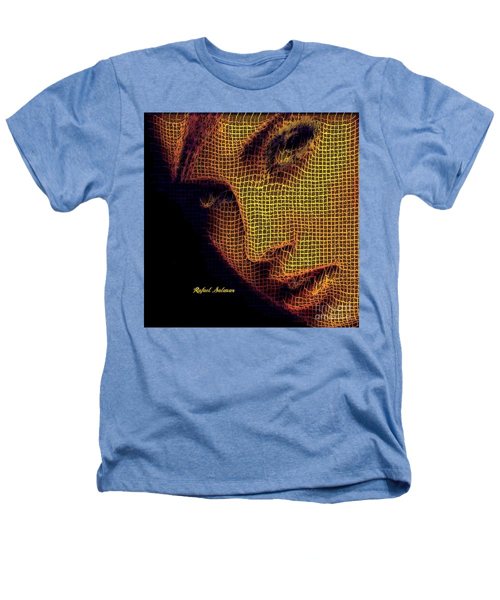 Portrait In Mesh - Heathers T-Shirt