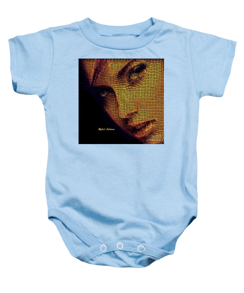 Portrait In Mesh - Baby Onesie