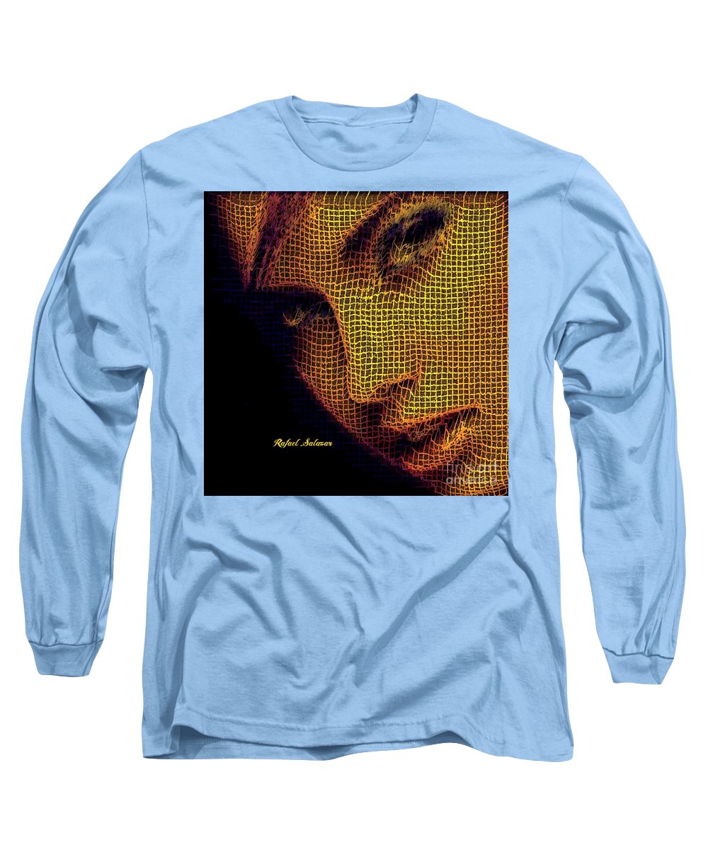 Portrait In Mesh - Long Sleeve T-Shirt