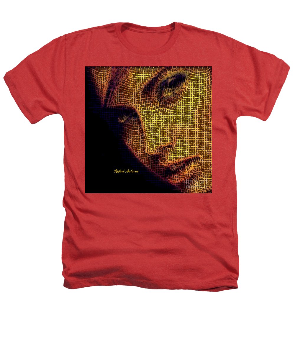 Portrait In Mesh - Heathers T-Shirt