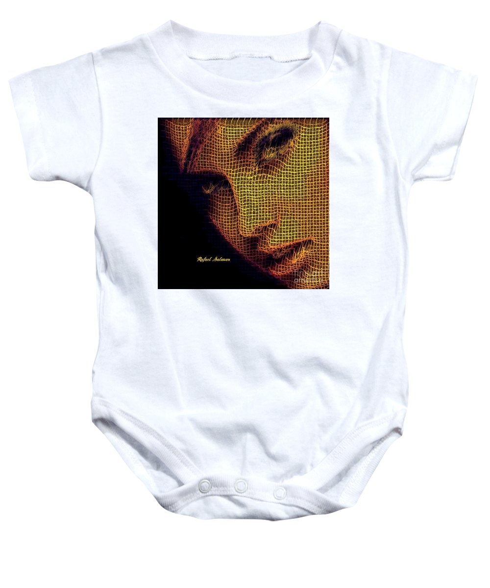 Portrait In Mesh - Baby Onesie