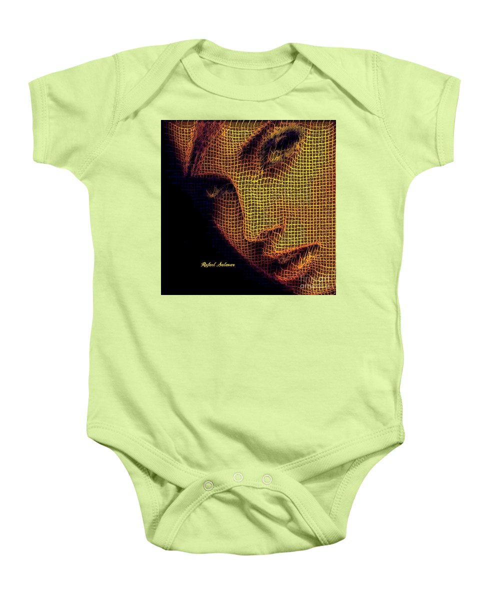 Portrait In Mesh - Baby Onesie