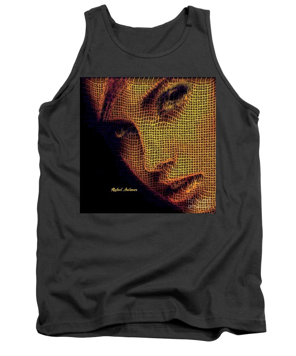 Portrait In Mesh - Tank Top