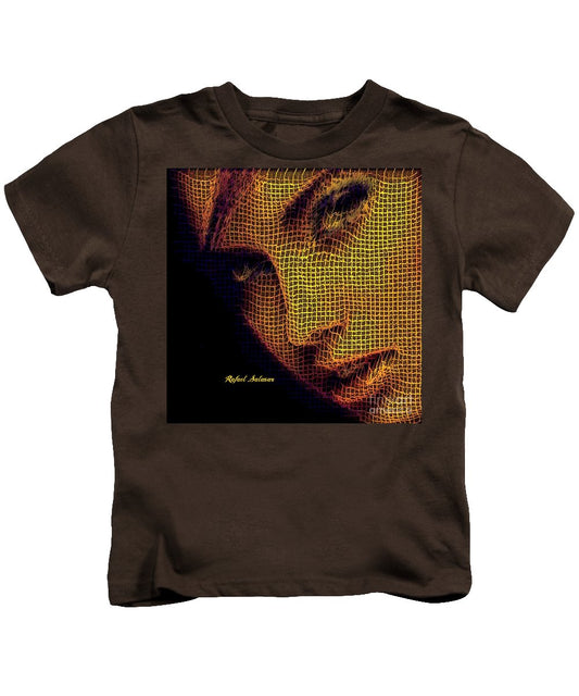 Portrait In Mesh - Kids T-Shirt