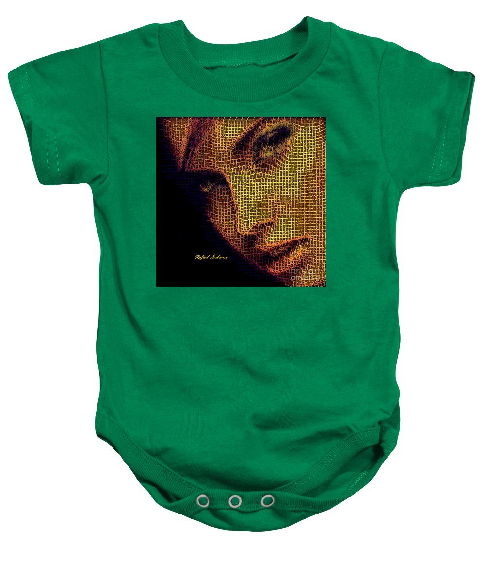 Portrait In Mesh - Baby Onesie