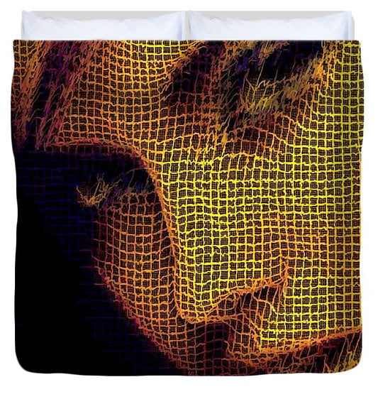 Portrait In Mesh - Duvet Cover