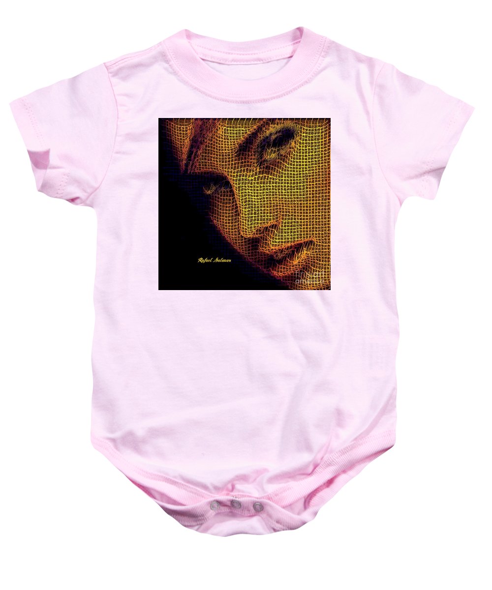 Portrait In Mesh - Baby Onesie