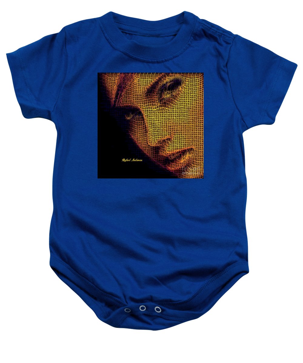 Portrait In Mesh - Baby Onesie