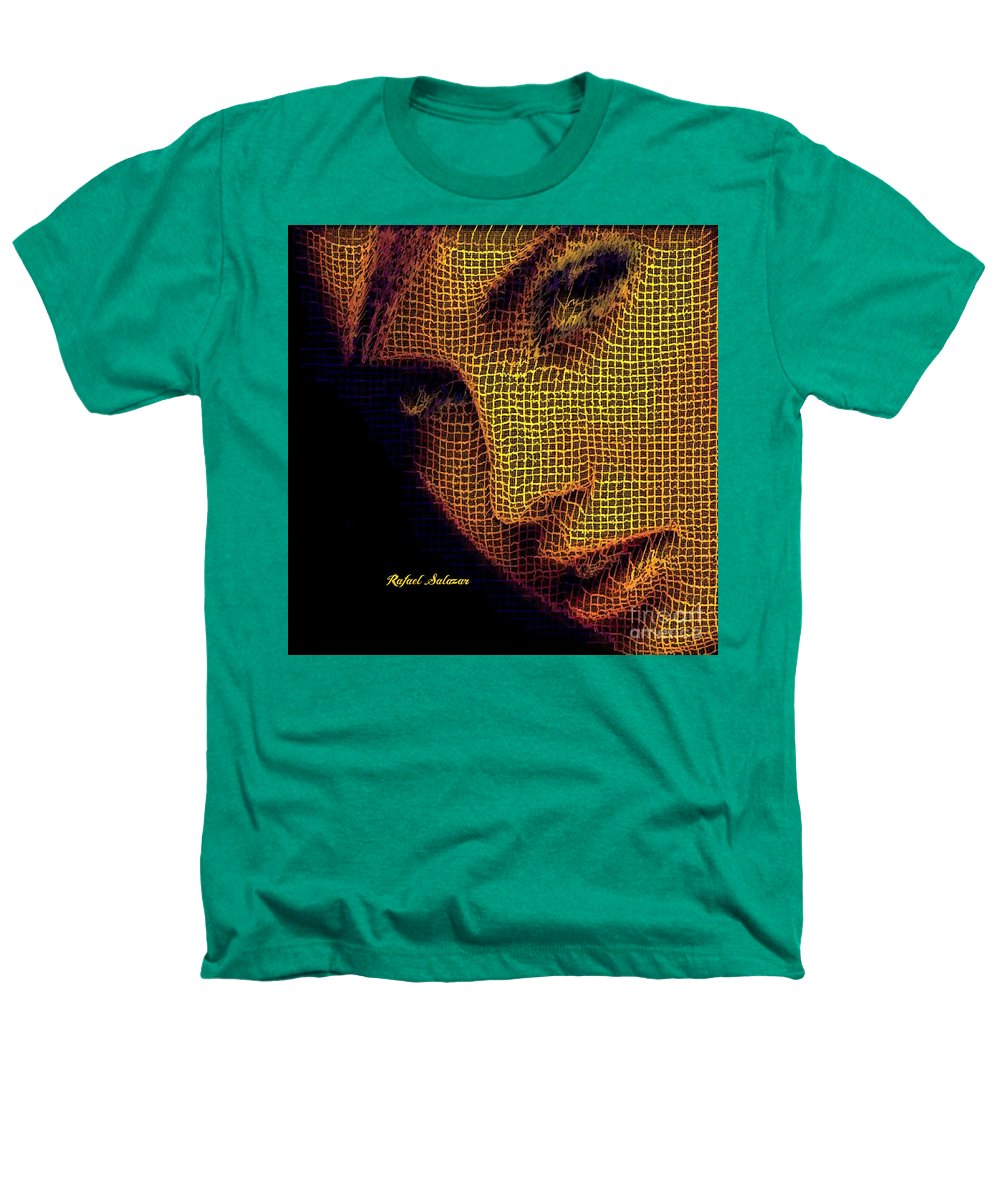 Portrait In Mesh - Heathers T-Shirt