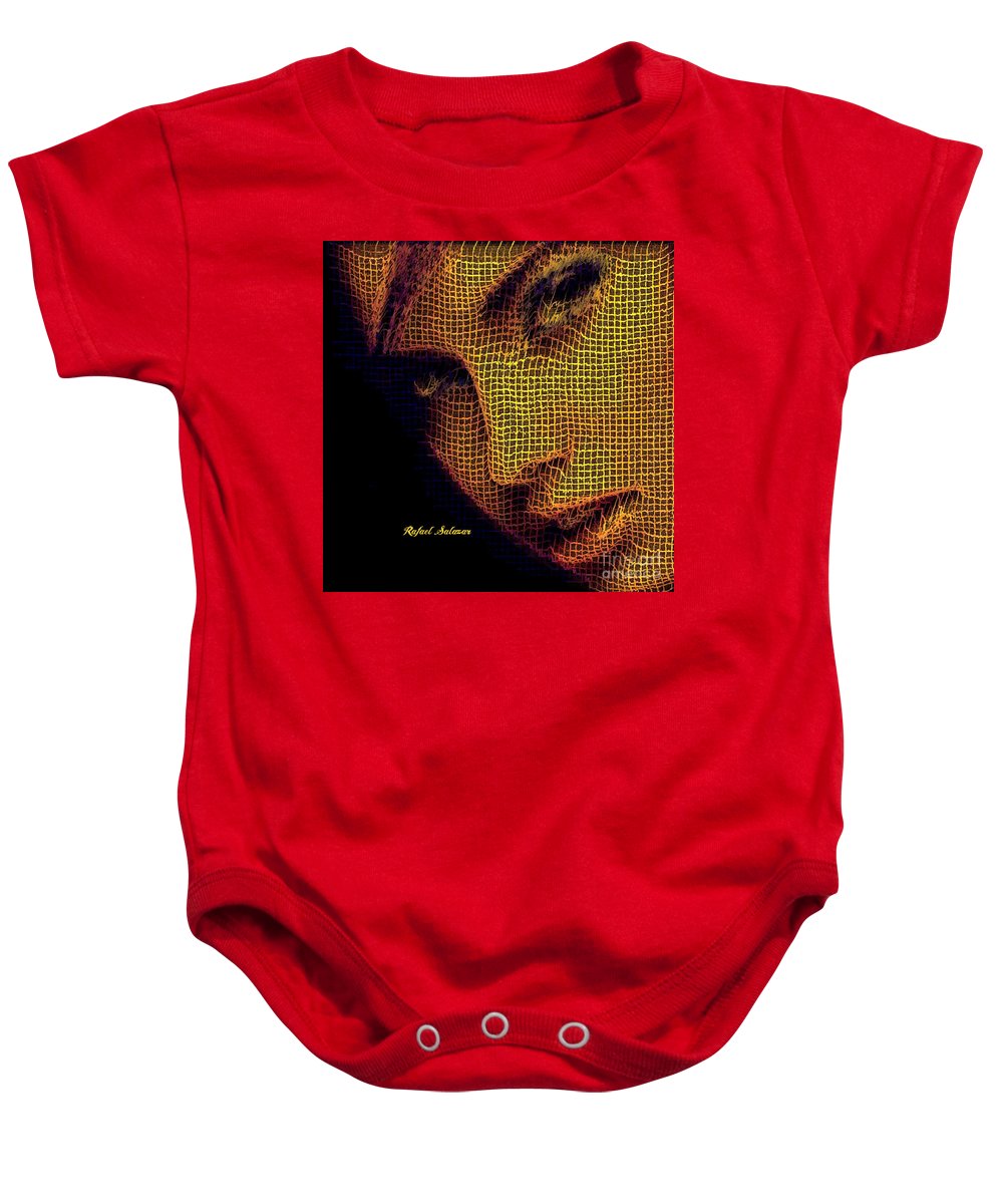 Portrait In Mesh - Baby Onesie