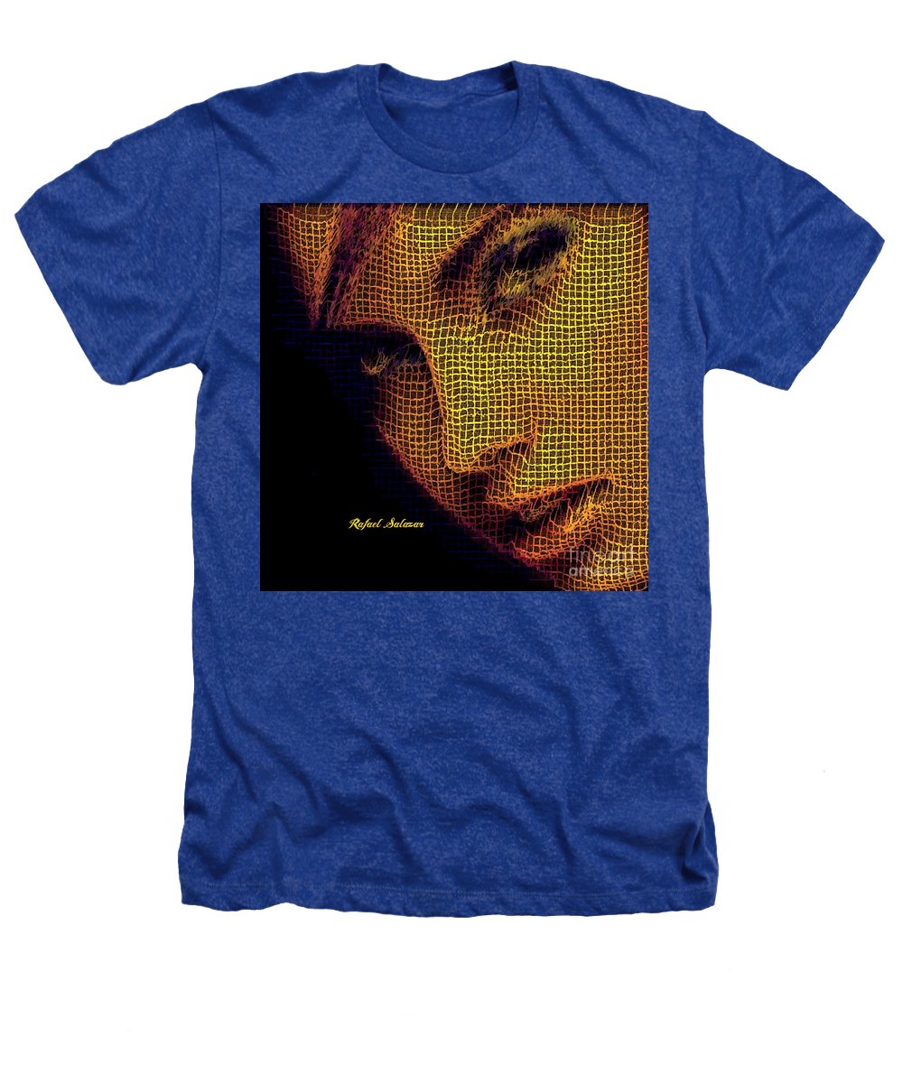 Portrait In Mesh - Heathers T-Shirt