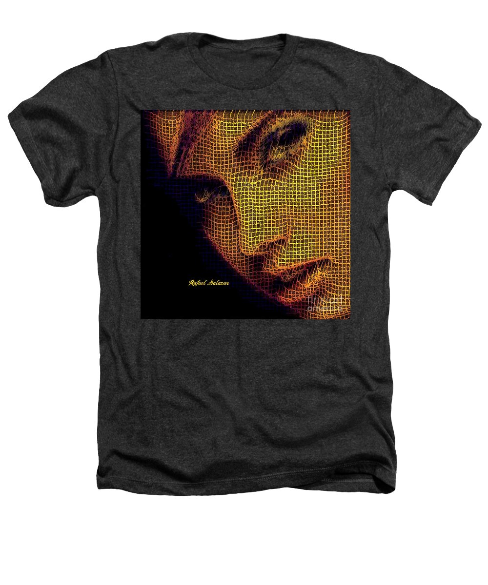 Portrait In Mesh - Heathers T-Shirt