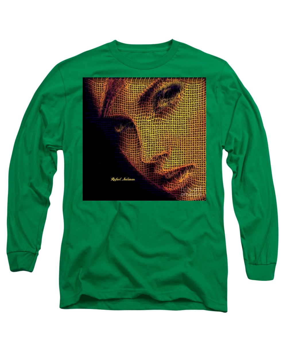 Portrait In Mesh - Long Sleeve T-Shirt