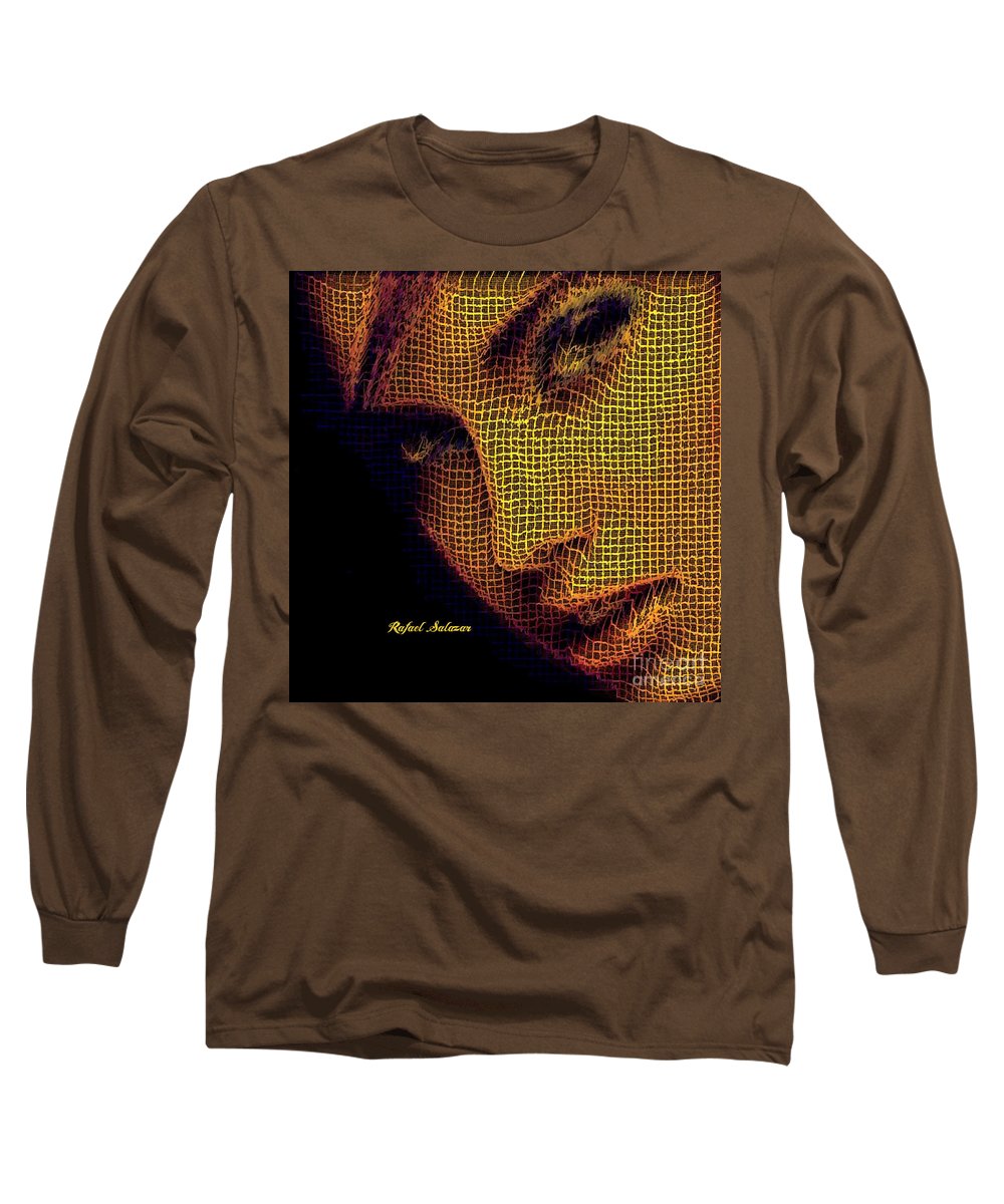 Portrait In Mesh - Long Sleeve T-Shirt