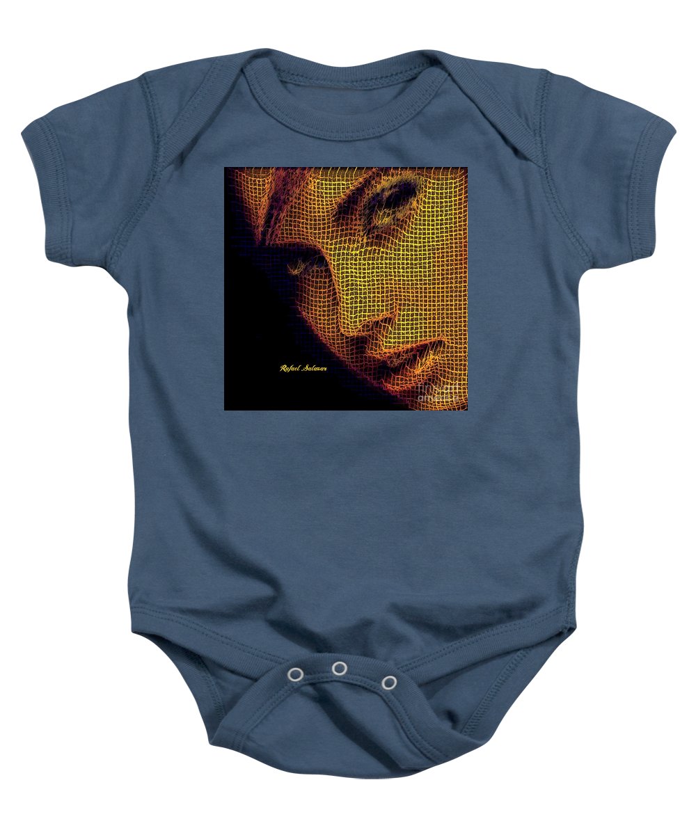 Portrait In Mesh - Baby Onesie