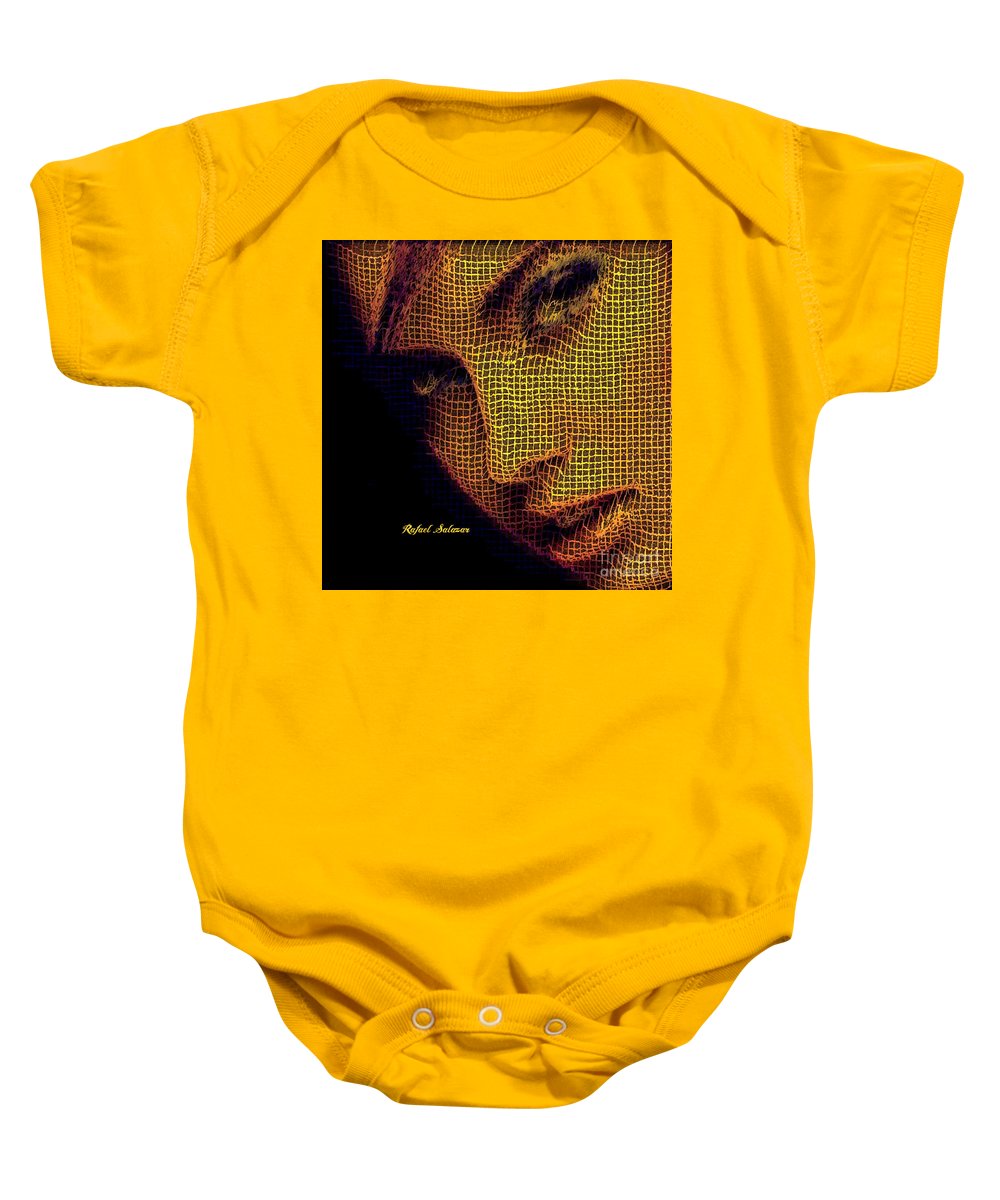 Portrait In Mesh - Baby Onesie