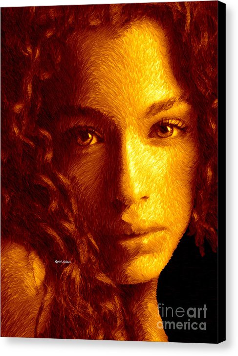 Portrait In Sepia - Canvas Print