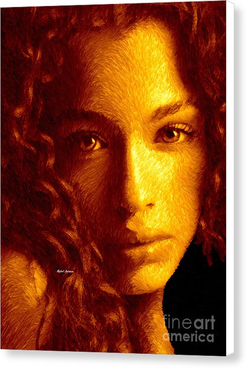 Portrait In Sepia - Canvas Print