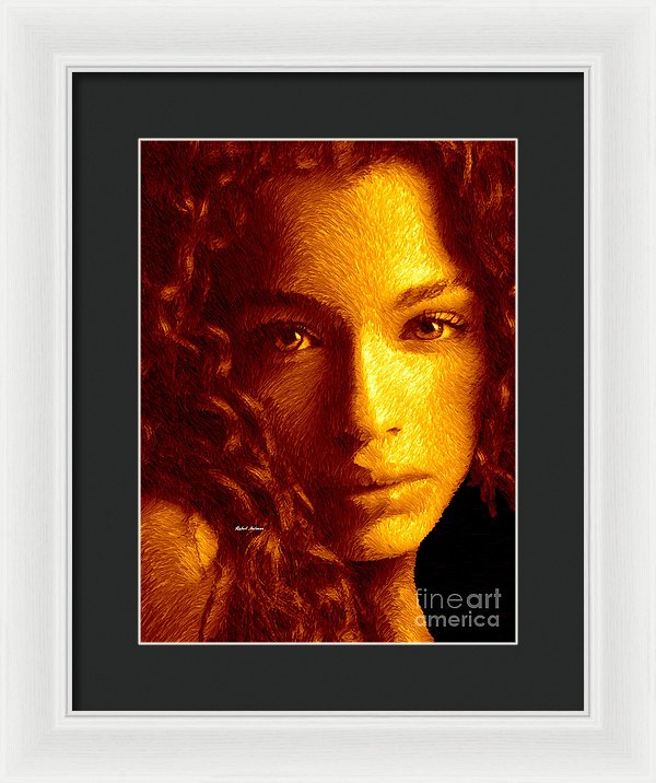 Portrait In Sepia - Framed Print