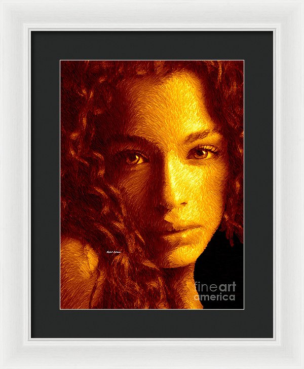 Portrait In Sepia - Framed Print