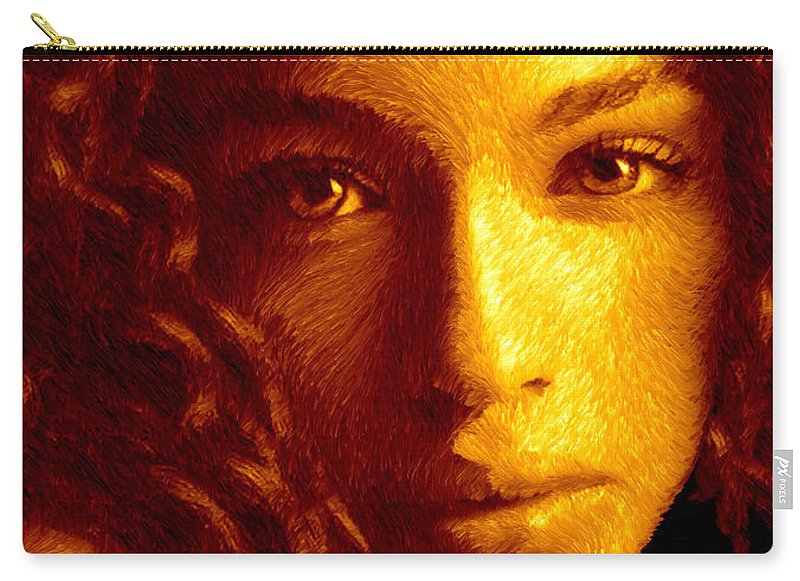 Portrait In Sepia - Carry-All Pouch