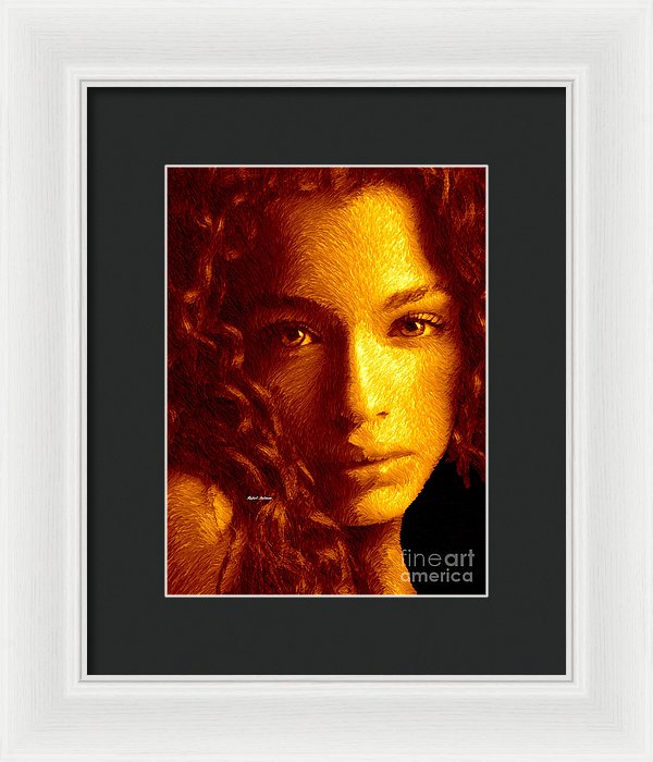 Portrait In Sepia - Framed Print