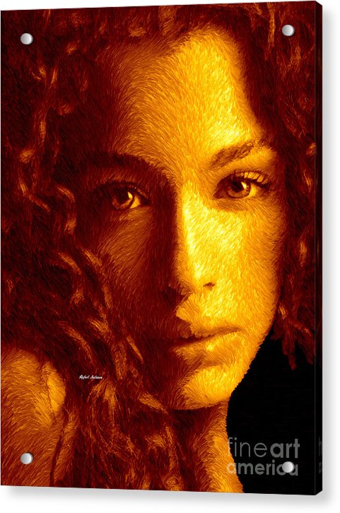 Portrait In Sepia - Acrylic Print