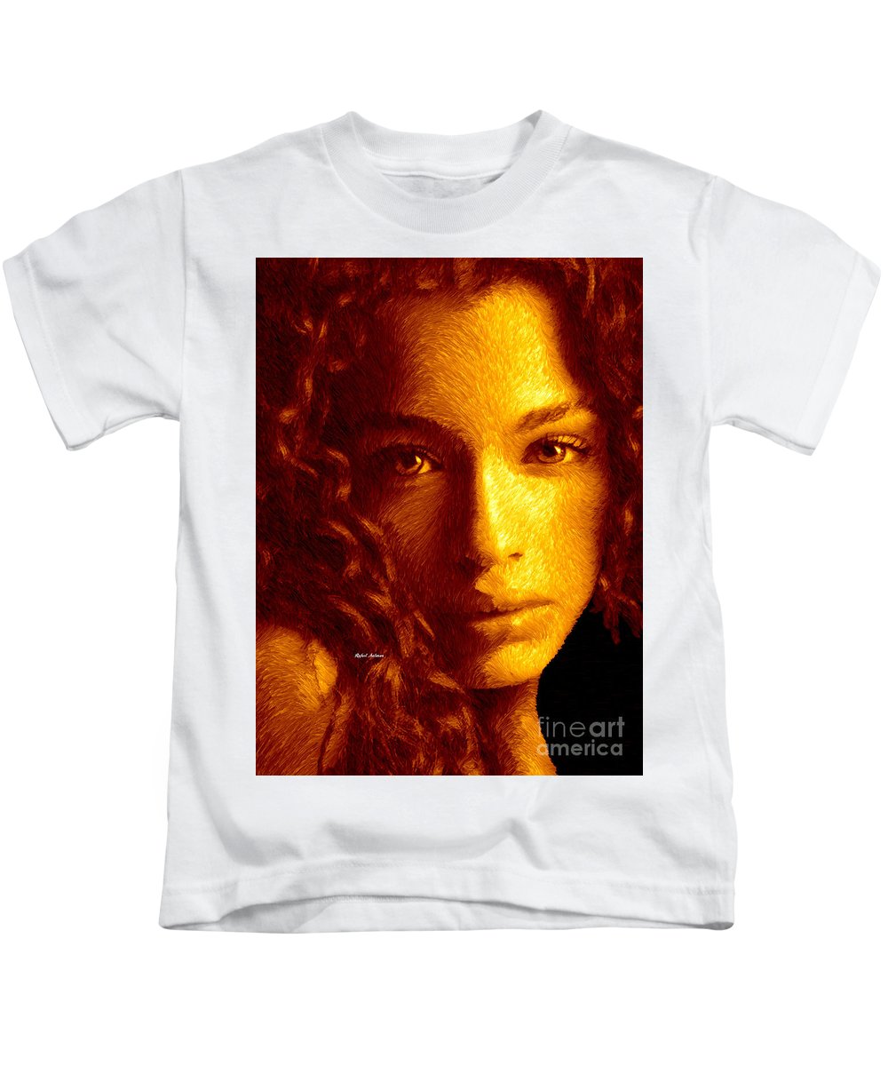 Portrait In Sepia - Kids T-Shirt