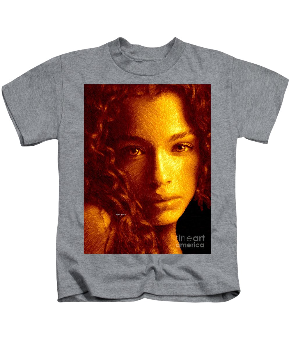 Portrait In Sepia - Kids T-Shirt