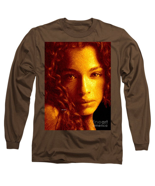 Portrait In Sepia - Long Sleeve T-Shirt