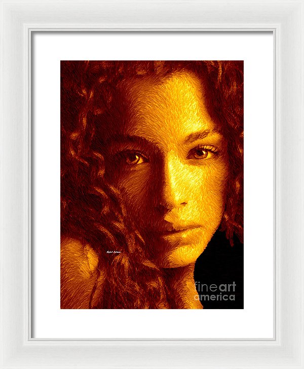 Portrait In Sepia - Framed Print