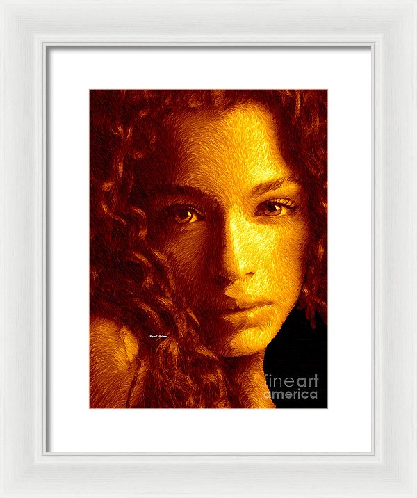 Portrait In Sepia - Framed Print