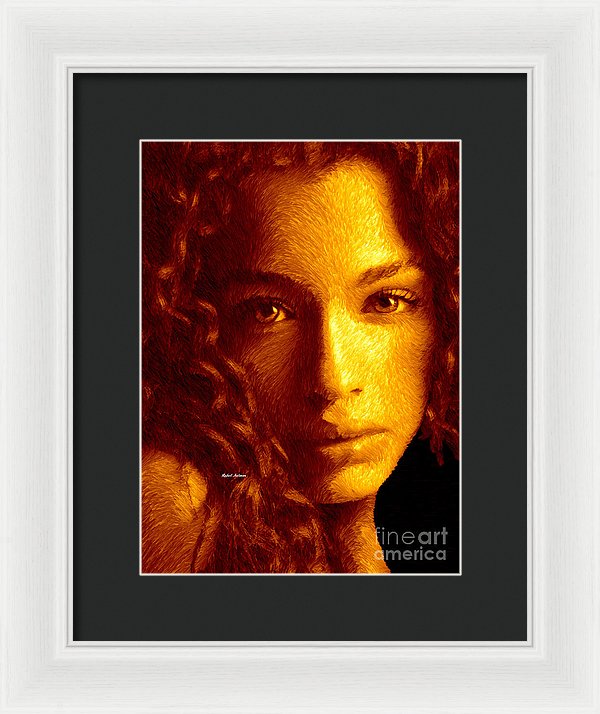 Portrait In Sepia - Framed Print