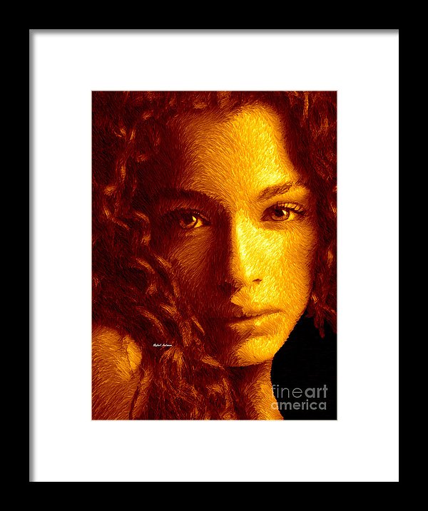 Portrait In Sepia - Framed Print